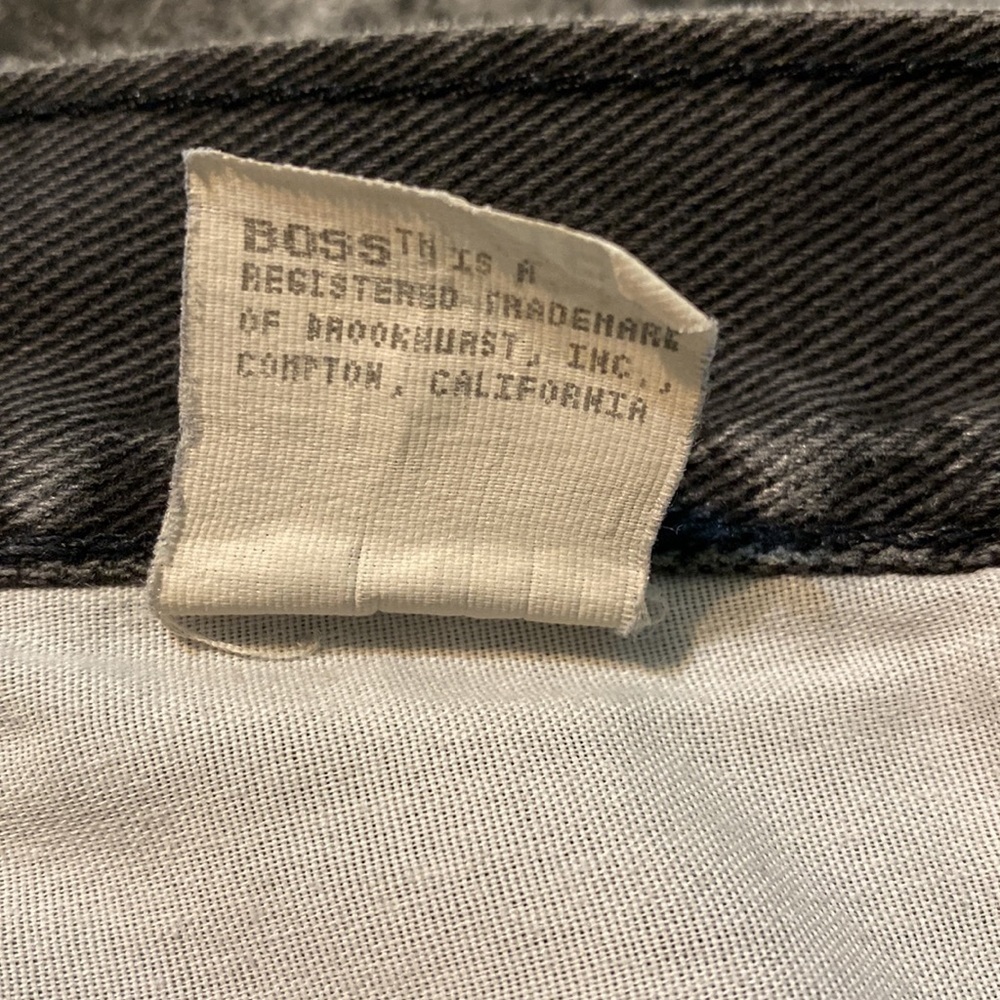 Boss Juniors Dark Gray Jean Shorts - Size 17 / 18 - Picture 6 of 12